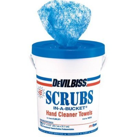 DEVILBISS AUTOMOTIVE REFINISHING SCRUBS BKT/72 HAND CLNR TOWELS DV192218